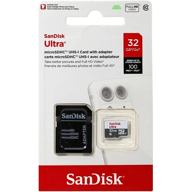 SanDisk MicroSD 32GB Ultra