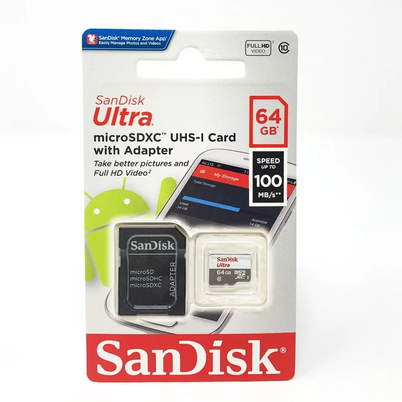 SanDisk MicroSD 64GB Ultra